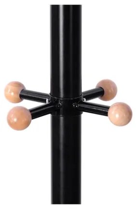 Attaccapanni da terra LINEA, nero