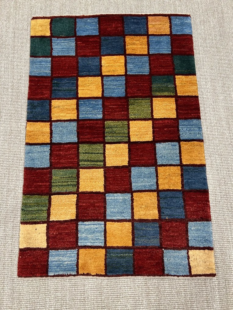 Gabbeh Tappeto 80x120 (Iran) Annodato A Mano