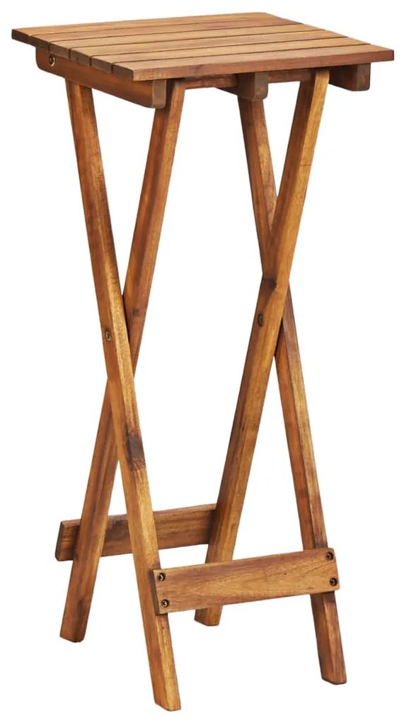 Piedistallo Per Piante 30x30x67 Cm İn Massello Dacacia /