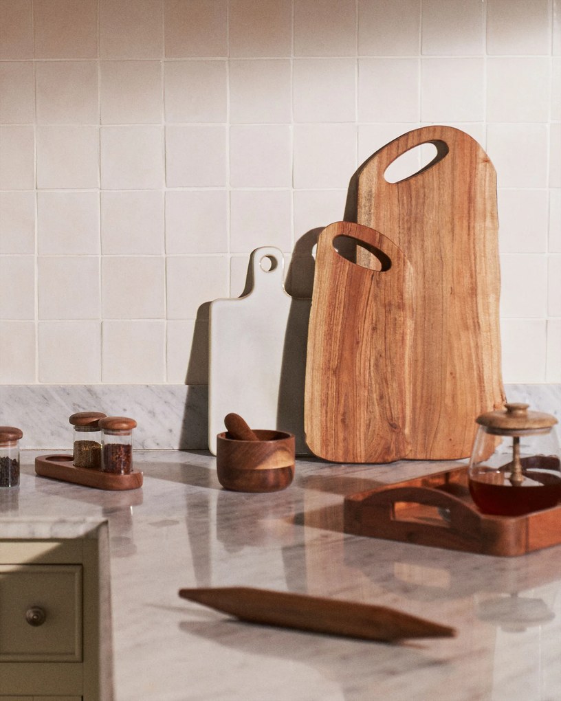 Kave Home - Tortiera Ayalen in legno di acacia