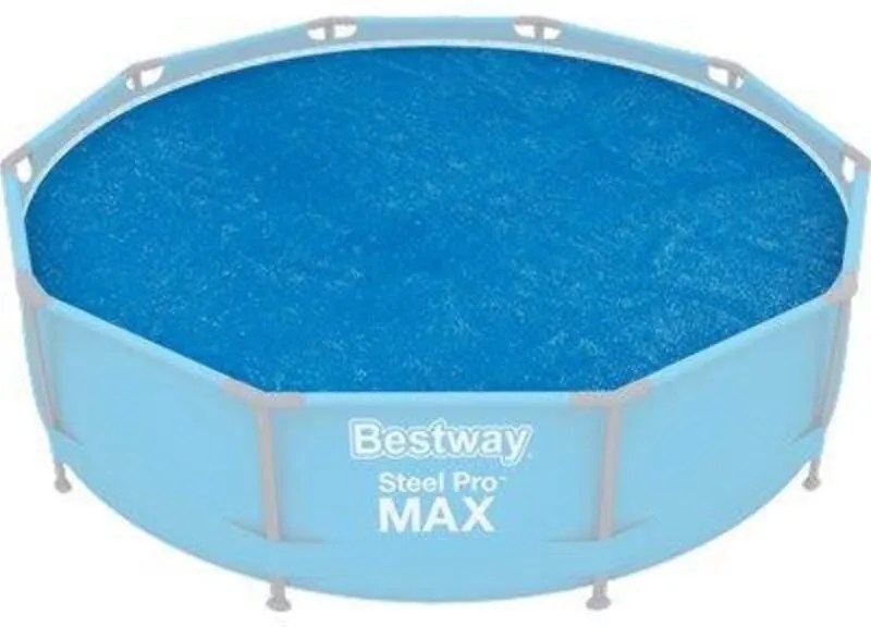 Bestway - 58241 telo copripiscina termico rotondo per piscina 305 cm copertura solare