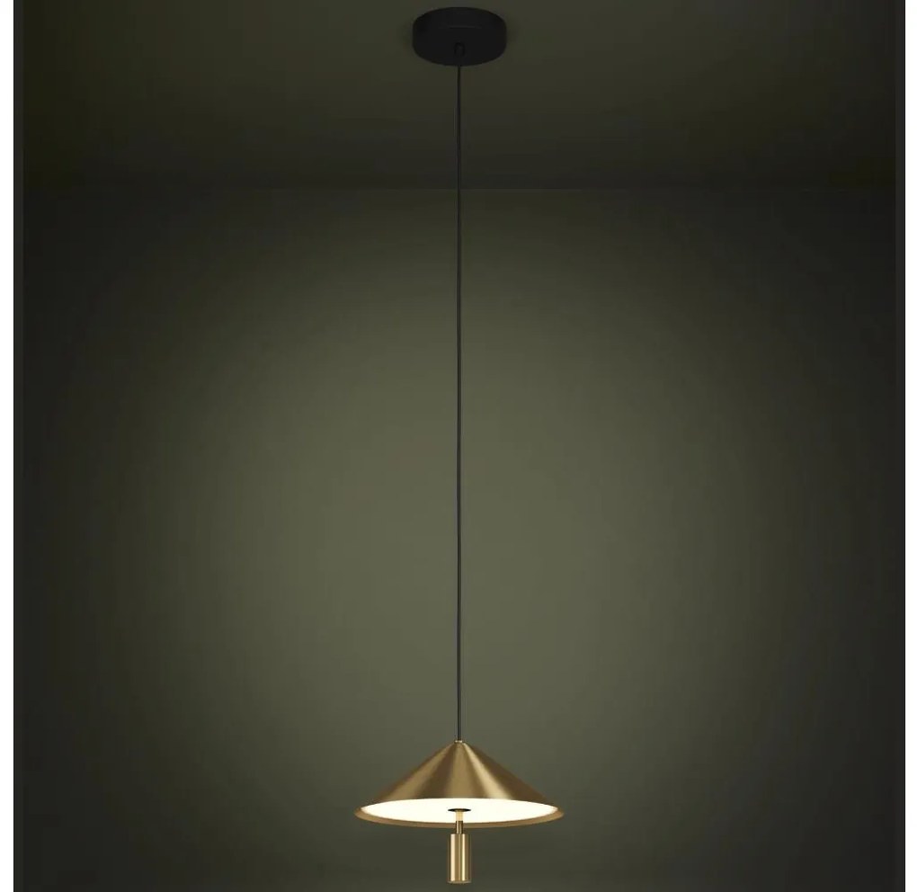 Eglo 390271 - Lampadario LED a sospensione con filo PARAGUAY LED/12W/230V 3000K oro