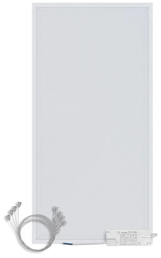 Pannello LED a Sospensione 120x60 84W UGR19 CCT con driver Philips Colore Bianco Variabile CCT