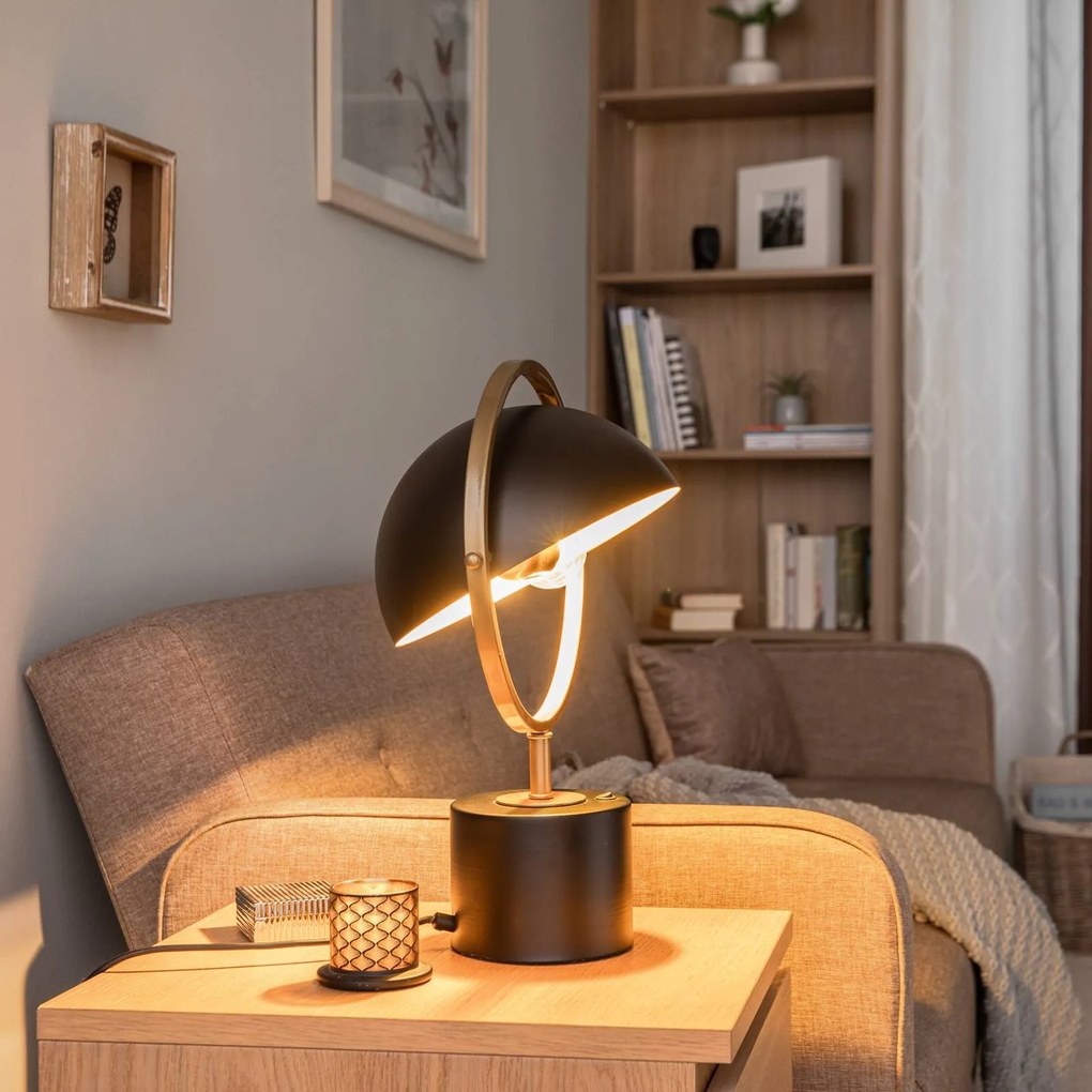 Avonni Lampada da tavolo ML-9132-1BSY con paralume orientabile