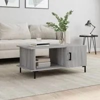 Tavolino da Salotto Grigio Sonoma 90x50x40 cm Legno Multistratocod mxl 104839