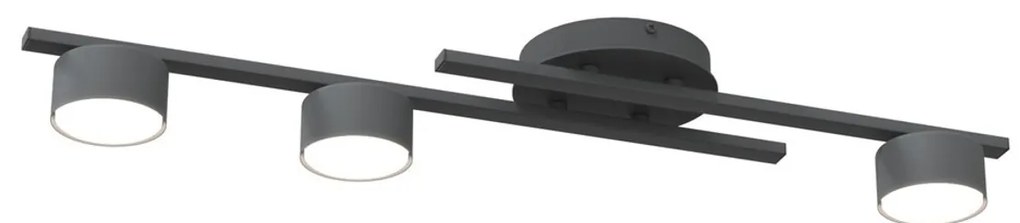 Lampada da soffitto in acciaio FRAGMENT 3 da interno 3xGX53