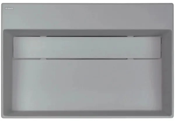 Deante CQR_SU6M - Lavabo da appoggio CORREO 40x60 cm granito/grigio metallico