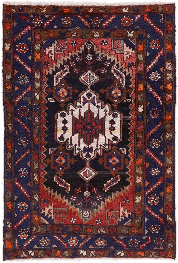 Hamedan Tappeto persiano 130x190 (Iran) Annodato A Mano