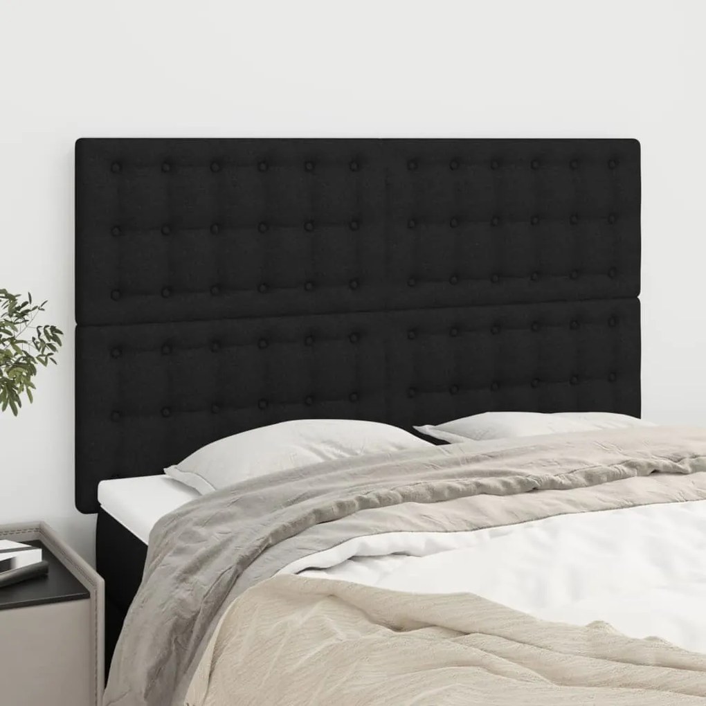 Testiere 4 Pz Nere72x5x78/88 Cm İn Tessuto /