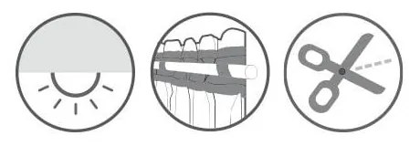 Tenda sottile bianca 140x245 cm Diamant Scherli – Sehlbach