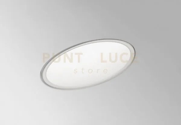 Thessaly faretto incasso 1 luce bordo raso bianco attacco gu10  ges...