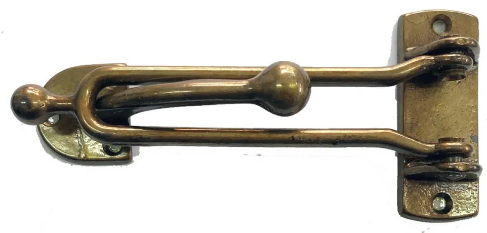 Gancio in ottone limitatore d'apertura per porte