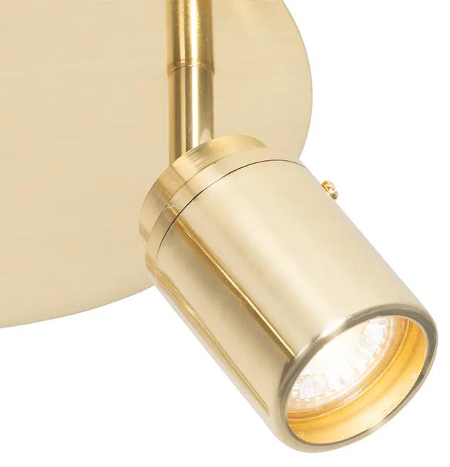 Plafoniera da bagno moderno ottone 3 luci IP44 - DUCHA