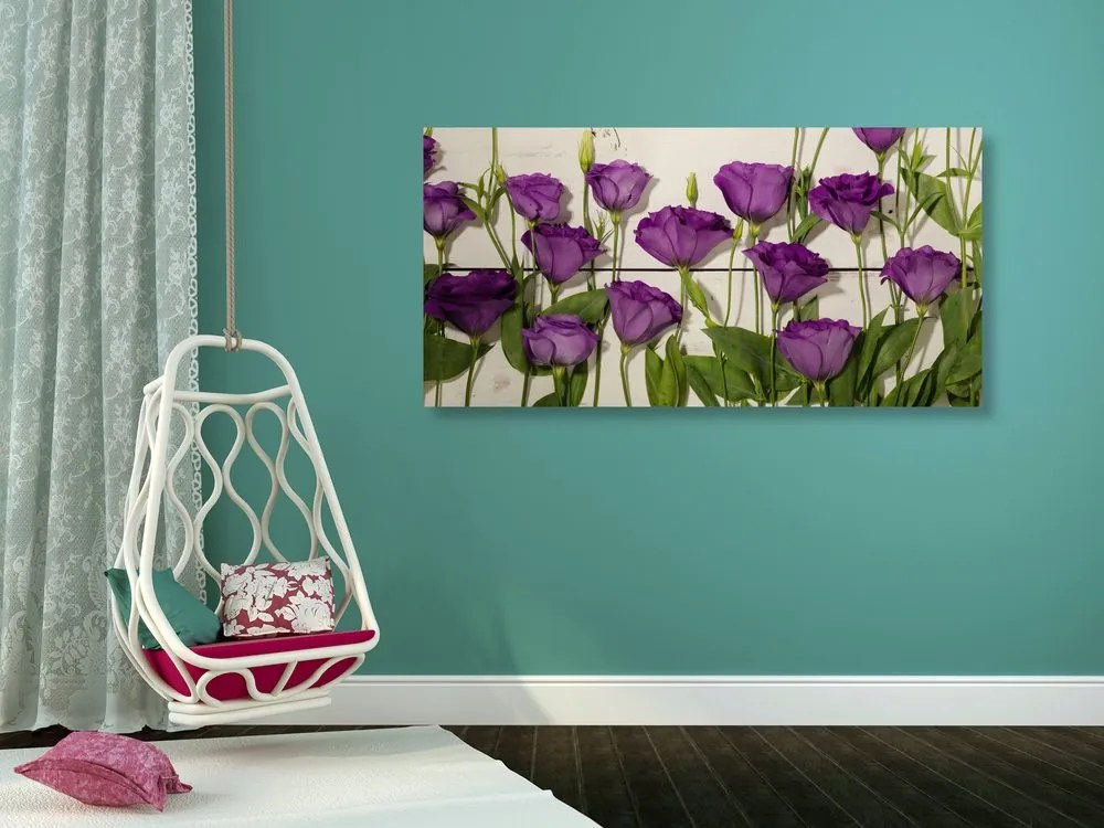Stampa su tela – Splendidi fiori viola