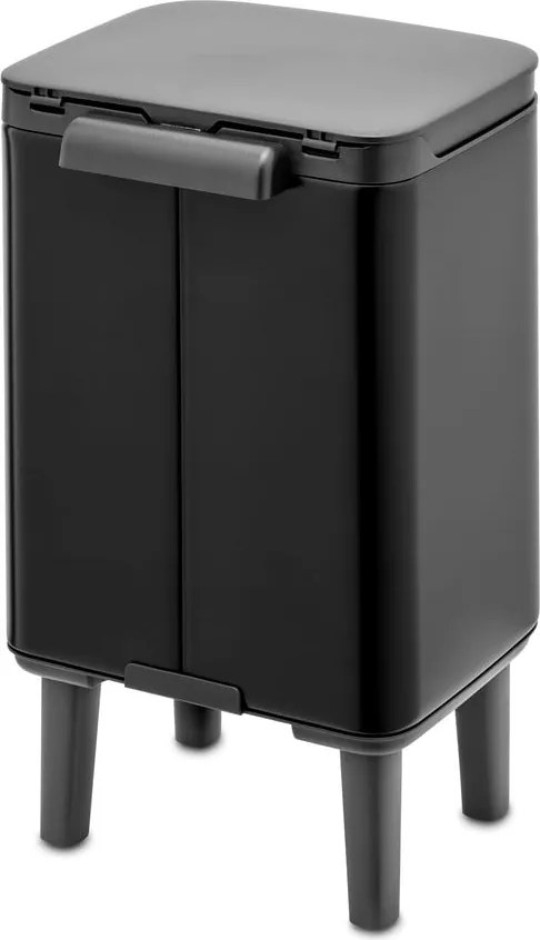 Cestino per la spazzatura nero opaco in acciaio 4 l Bo Hi – Brabantia