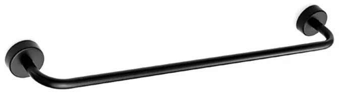 Kamalu - Portasalvietta barra 60 cm in acciaio inox finitura nera opaca | MONDE-N