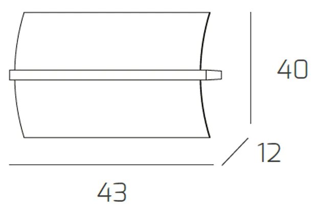 Plafoniera Contemporanea Wood Metallo Foglia Oro Vetro Bianco 2 Luci E27 43Cm