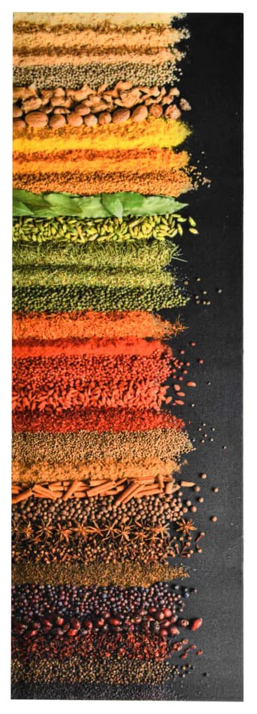 Tappetino Da Cucina Lavabile Spezie 45x150 Cm /