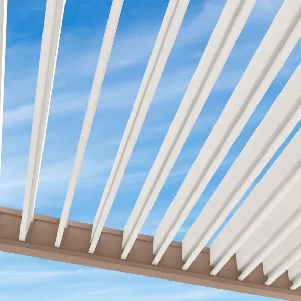 Pergola bioclimatica Ombréa autoportante 3x4M in alluminio (diversi colori)