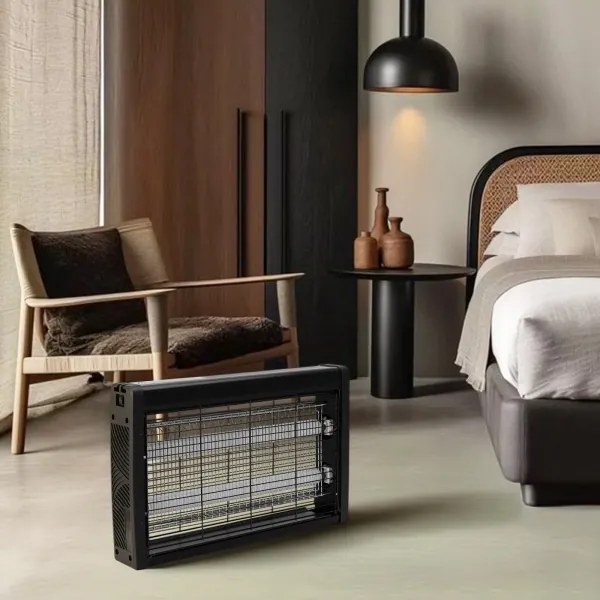 Brilagi - Trappola elettrica per insetti 2xUV/18W/230V 100 m2 nera