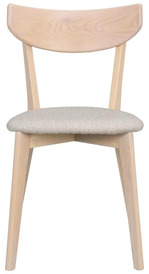 Sedia da pranzo in colore beige-naturale Ami - Rowico