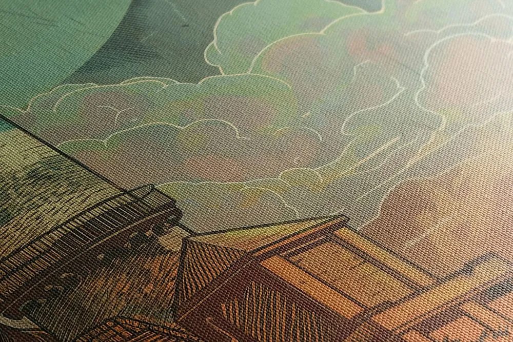 Quadro su tela – Faro da favola
