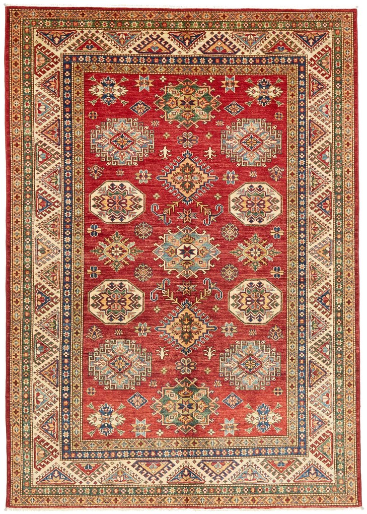 Kazak Tappeto 180 x 250 Rosa (Pakistan) Annodato A Mano