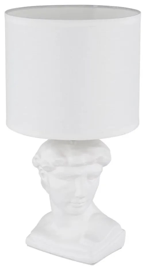 Globo 21732W - Lampada da tavolo HERMES 1xE14/40W/230V bianco