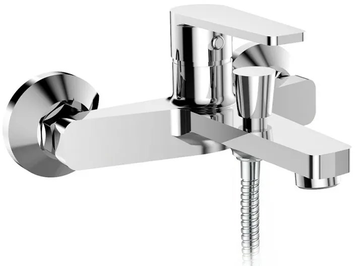 Miscelatore vasca con duplex cromato serie Recta