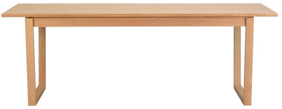 Tavolo da pranzo naturale in rovere decorato, 215 x 96 cm Colonsay - Rowico