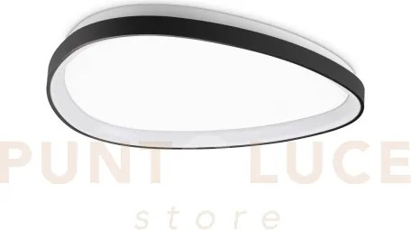 Gemini plafoneira 30 w on-off 3000 lm 2700 k nero