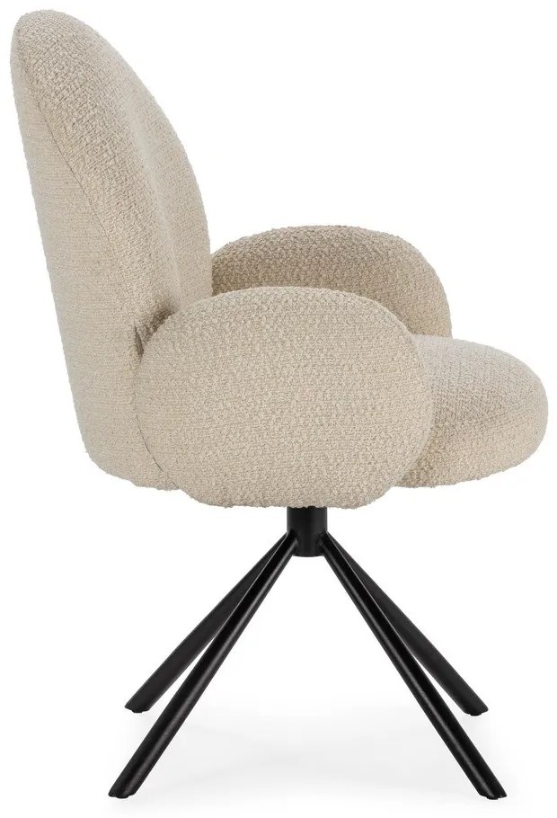 Poltrona beige Dario - Marckeric