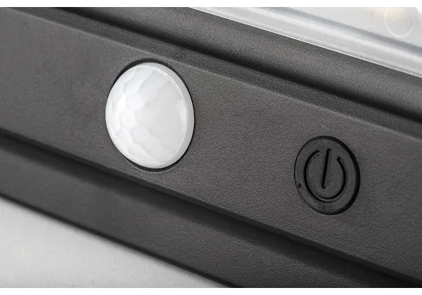 Rabalux 77040 - Lampada da parete solare LED FLAXTON LED/7W/3,7V IP54 nera