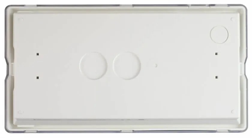 Lampada Emergenza 12W LED 732lm IP65 AutoTest funzione SE / SA, Bianca Colore del corpo Bianco