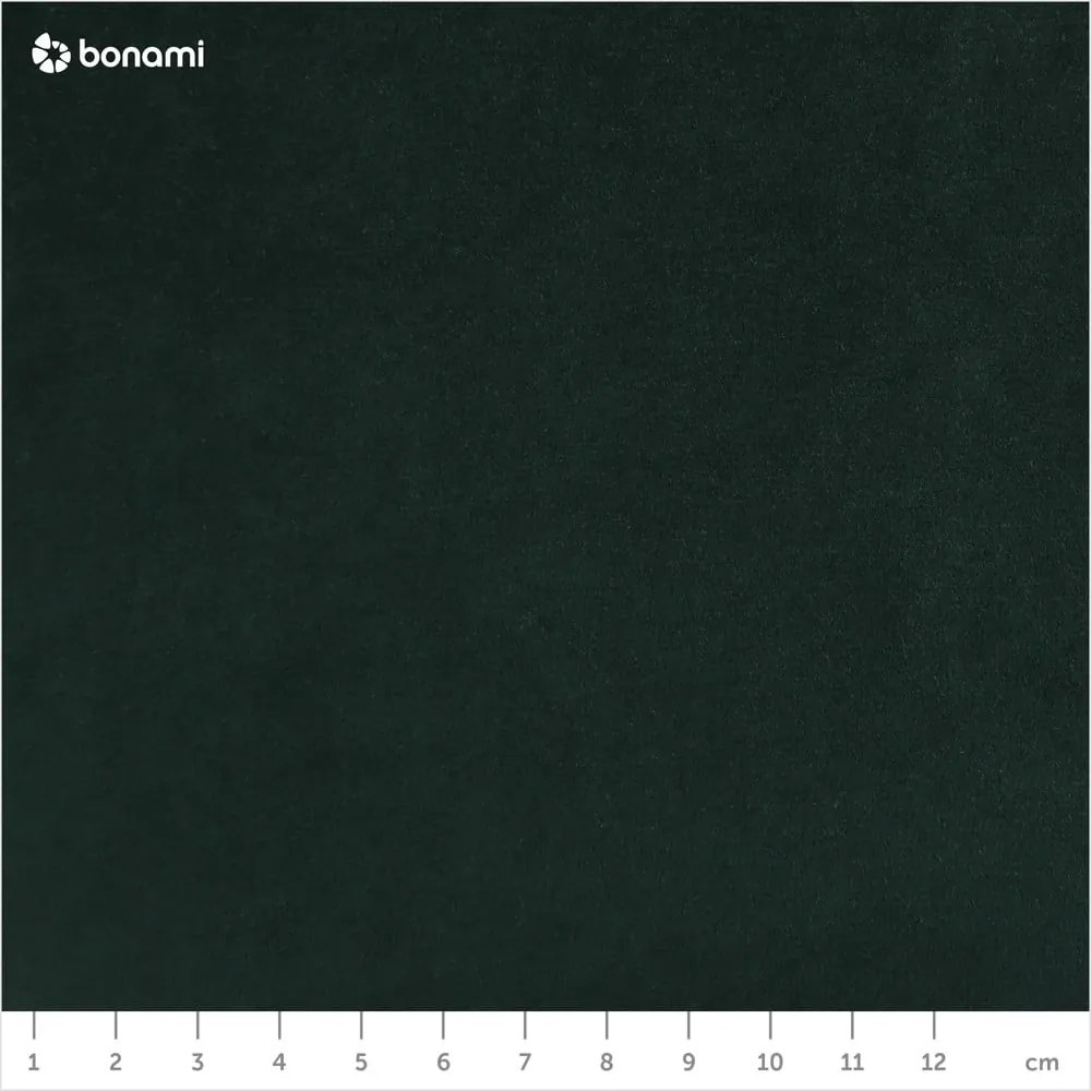 Divano letto angolare in velluto verde, angolo sinistro Santo - Milo Casa