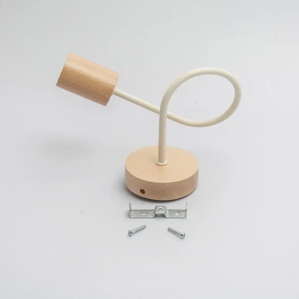 Applique OXFORD 1xE27/15W/230V pino/crema