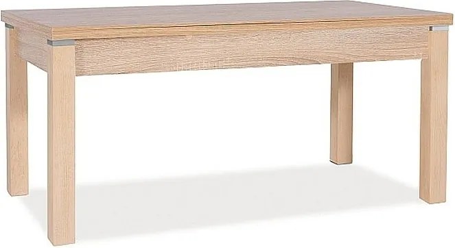 Tavolino trasformabile Kleopatra in rovere Sonoma – 124/164×64×59 cm