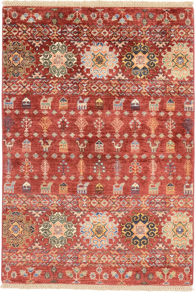Samarkand Tappeto orientale 90x130 (Pakistan) Annodato A Mano