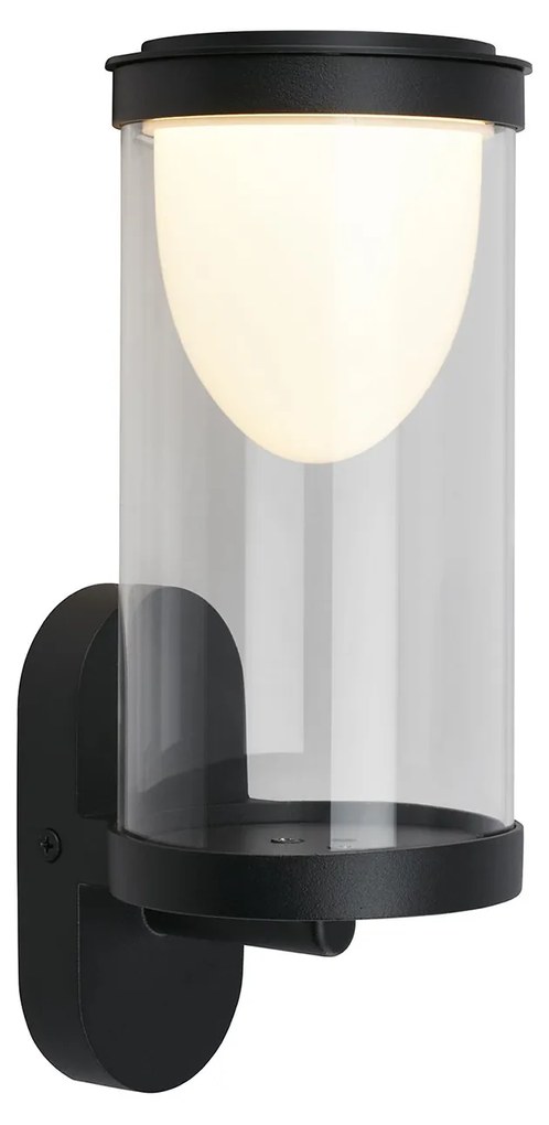 Applique Esterno Moderno Deyo Plastica Nero Led Integrato 2,6W 3000K