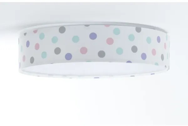 Plafoniera LED GALAXY KIDS 24W/230V con pois colorati
