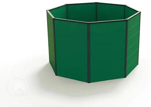 GFP 180 x 180 x 77 cm Orto rialzato, verde - (GFPV00556)