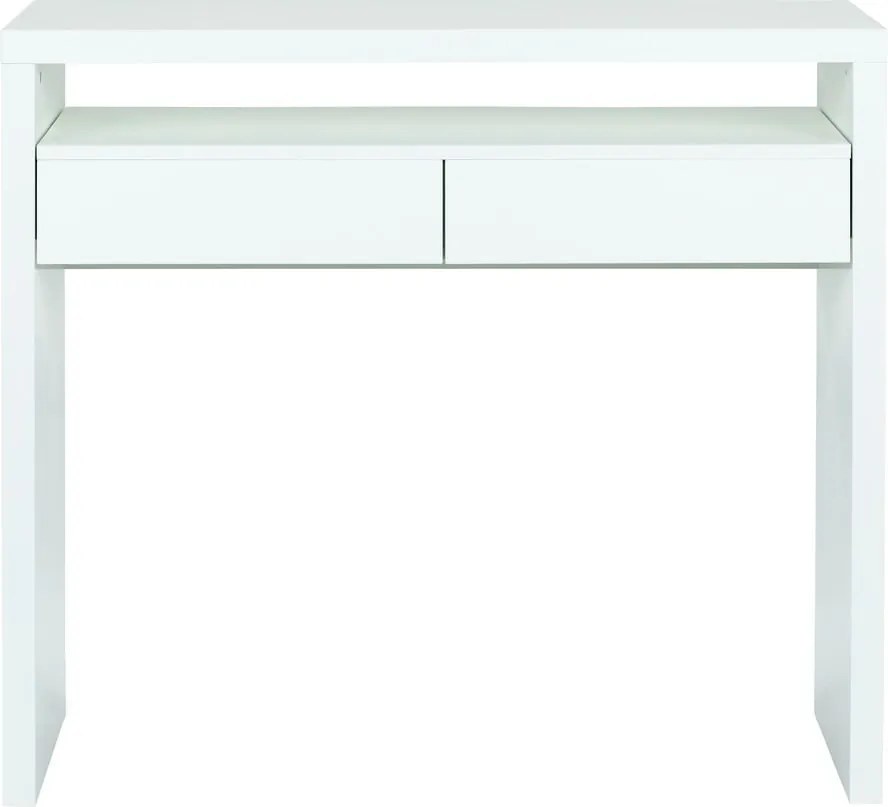 Scrivania con piano estraibile Console Mel - Woodman