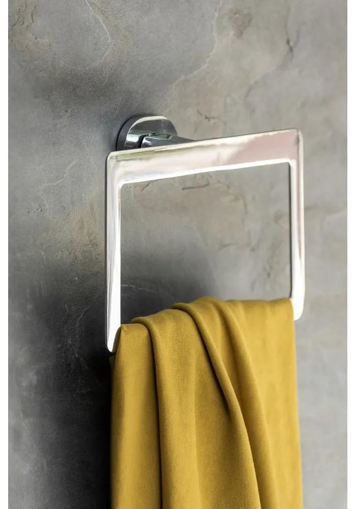 Porta asciugamani autoportante in acciaio inox argento lucido Maribor - Wenko