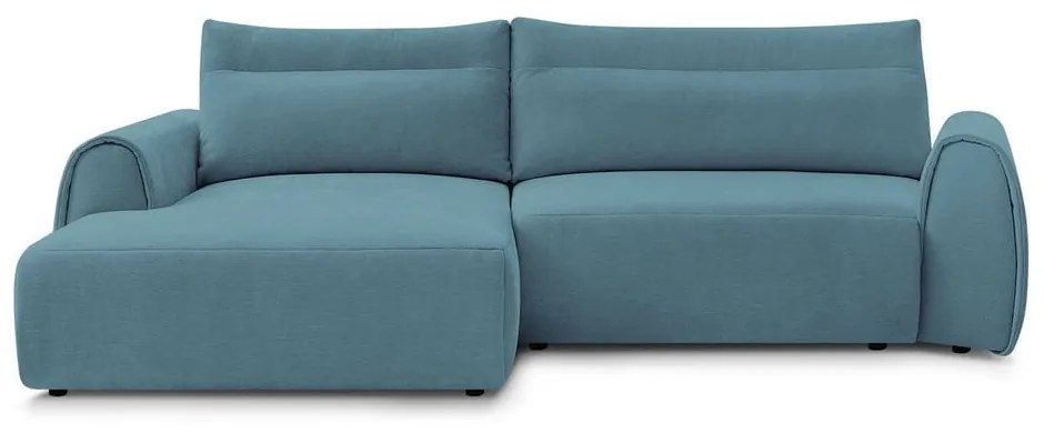 Divano angolare blu Aden – Bobochic Paris