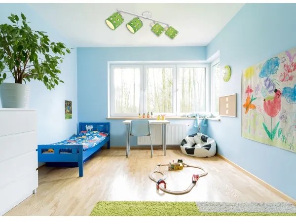 Globo 54009-4 - Luce Spot per bambini LEMMI 4xE14/15W/230V