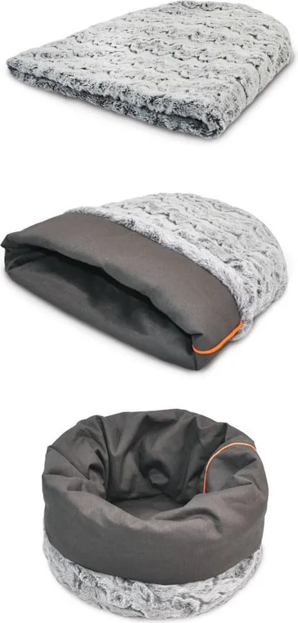 Cuccia grigia per animali domestici ø 45 cm Snuggle Bed 3in1 Husky Grey L – P.L.A.Y.