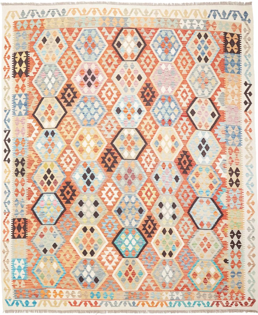 Kilim Tappeto 290x250 (Afghanistan) Tessuto A Mano