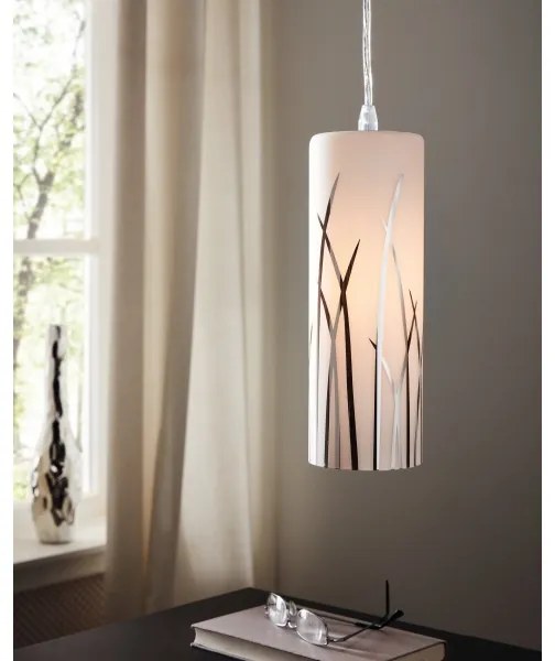 Eglo 92739 - Lampadario RIVATO 1xE27/60W/230V