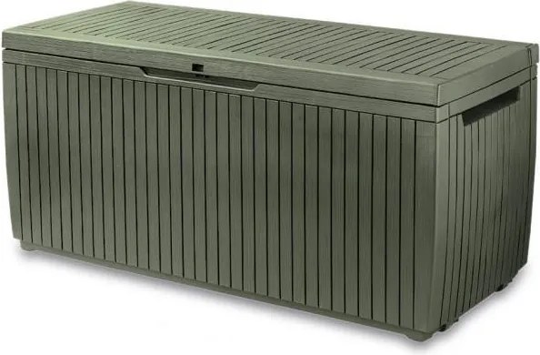 Baule da Esterno Keter Springwood 123x53,5x57 cm in Resina Verde...