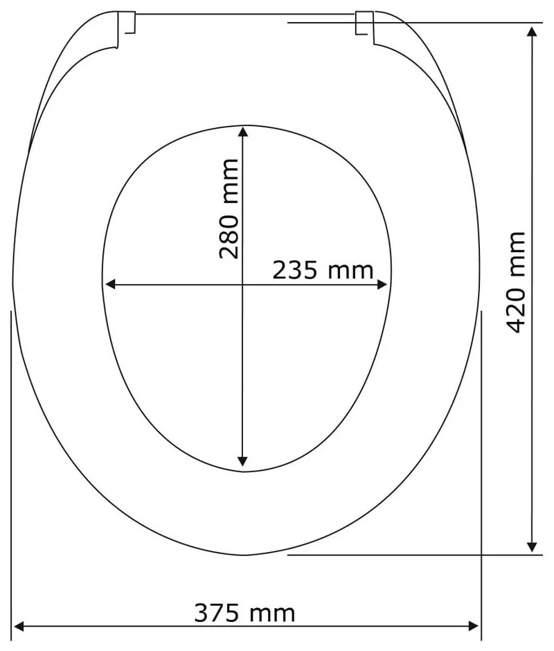 Sedile WC 2 in 1 con seggiolino per bambini 44 x 37,5 cm Syros - Wenko